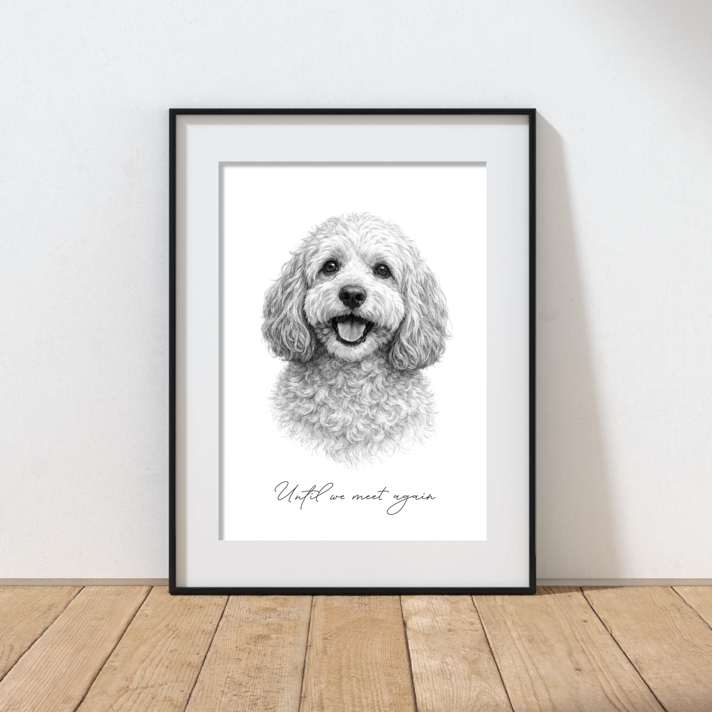 Custom Pencil-Style Pet Portrait - Personalised Pet Gift for Dog or Cat Lover